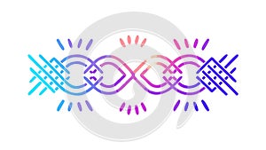 Abstract Geometric X Pattern Vector. Modern Dynamic Design Element, vector design Generative AI