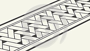 Abstract Geometric Zigzag Pattern, Dynamic Visual Texture Background, vector design Generative AI