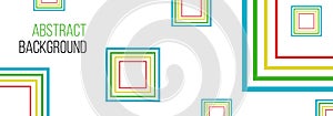 abstract geometrical background with concentric squares