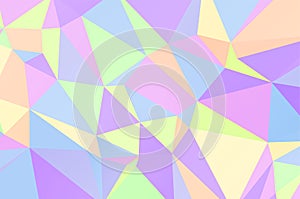 Abstract geometrical background consisting of multicolored triangular polygons