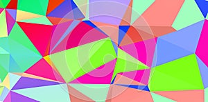 Abstract geometrical background consisting of multicolored triangular polygons