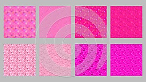 Abstract seamless dot pattern background design set