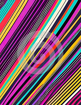 abstract geometrical colorful retro background with stripes and lines