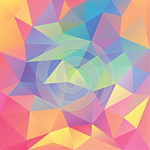 Abstract geometrical polygonal background photo