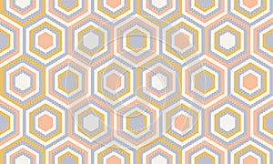 Abstract geometry in retro colors, geometric shapes geo pattern