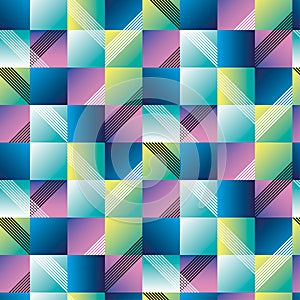 Abstract geometry seamless pattern for surface design. Vector il