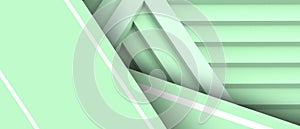 Abstract Geometry shapes and background Origami Paper and Destination Concept on Green background.copy space,book design, website