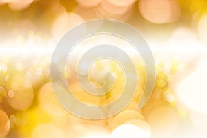 Abstract glamorous white silver and gold bokeh lights glitter sp