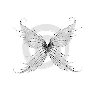 Abstract glamour butterfly