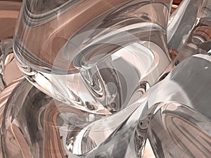 Abstract glass background