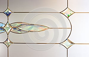 Abstract glass background