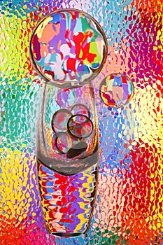 Abstract Glass & Bright Colors