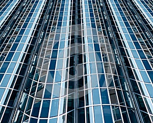 Abstract glass facade