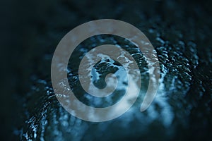 Abstract Glass Texture Pattern macro shot