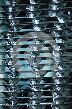 Abstract Glass Texture Pattern macro shot