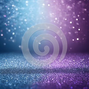 Abstracto espumoso púrpura azul las luces fuera de foco, a formato publicitario destinado principalmente a su uso en sitios web 
