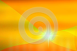 Abstract Glittery Star in Warm Yellow and Orange Background