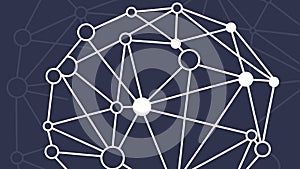 Abstract Global Network, vector design Generative AI