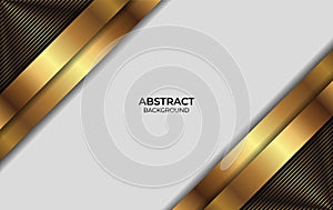 Abstract Glod And Black Background Design