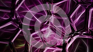 Abstract glossy energy pink polygons