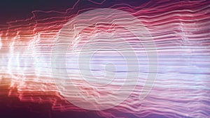 Abstract Glowing 3d Thin Light Strokes Background Loop