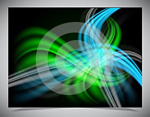 Abstract glowing background