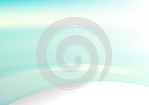 Abstract Glowing Blue and White Wave Business Background Vector