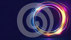 Abstract glowing circle (4