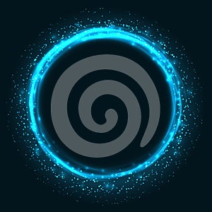 Abstract glowing circle background