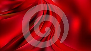 Abstract Glowing Cool Red Wave Background Image