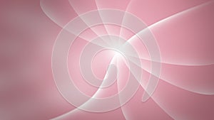 Abstract Glowing Curves in Pink Background