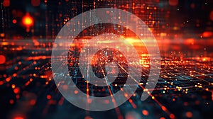 Digital data network connection transmitting information technology