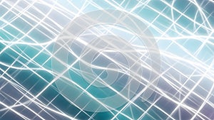 Abstract Glowing Digital Grid Network Background