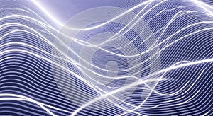 Abstract Glowing Lines Background