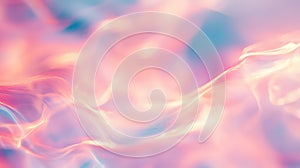 Abstract glowing lines creating vibrant data flow background