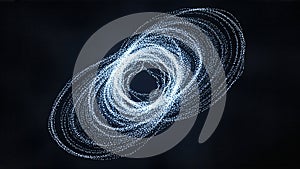 Abstract Glowing Particle Vortex