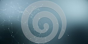 Glowing polygonal backdrop