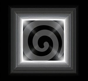 Abstract Geometric Square Tunnel