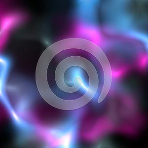 Abstract glowy blue and pink on dark background universal image