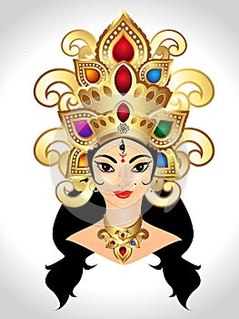 Abstract godess durga