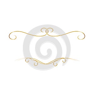 Abstract gold art banner, poster, greeting card. Trendy retro vector ornament template. Vintage golden frame, great design for any