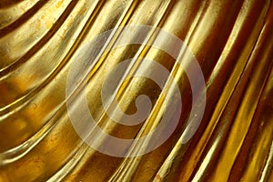 Abstract gold background, glossy metal