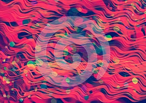 Abstract red motion background, Red wave background