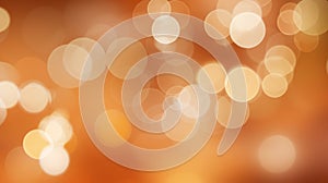 Abstract gold bokeh lights background. Christmas and New Year concept