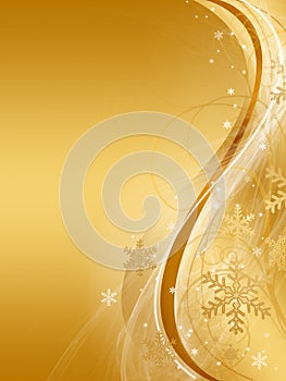 Abstraktní zlato vánoční pozadí 