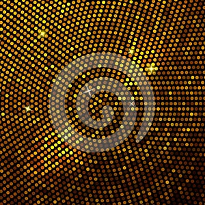 Abstract gold mosaic background.