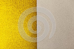 Abstract gold and silver background