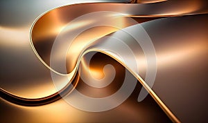 an abstract gold and silver background with a wavy design on the bottom of the image and the bottom of the image with a black