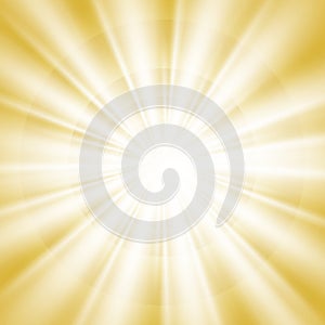 Abstract of gold sky of bright sun shine background.