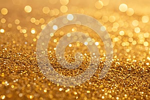 Abstract gold sparkling glitter background photo